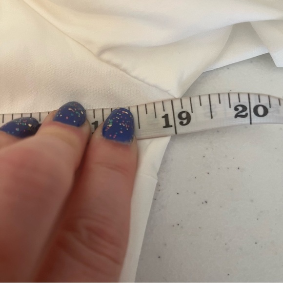 ROKSANDA White Cotton Poplin Midi Dress Puff Sleeve Boho Cottage US 10 UK 14 NWT - Picture 13 of 16